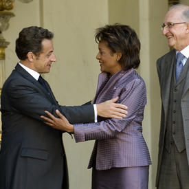 Meeting with the President Nicolas Sarkozy
