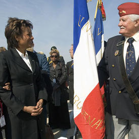 Ceremony commemorating the 63rd anniversary of Victory in Europe Day