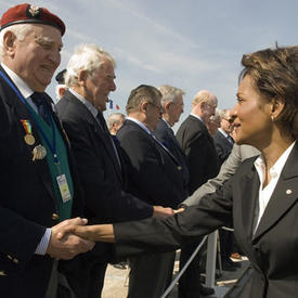 Ceremony commemorating the 63rd anniversary of Victory in Europe Day