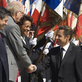 Ceremony commemorating the 63rd anniversary of Victory in Europe Day