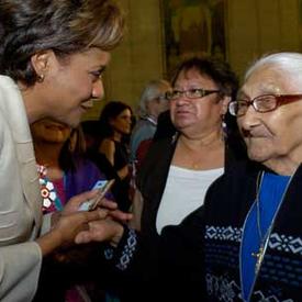 Governor General attends ceremony for Statement of Apology to former students of Indian Residential Schools