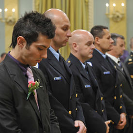 Cérémonie de remise des Décorations pour actes de bravoure