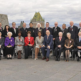 Governor General invested 20 recipients into the Order of Canada at the Citadelle of Québec