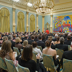 Remise des Médailles du Gouverneur général en architecture à Rideau Hall