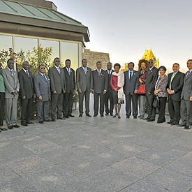 Réception en l'honneur des chefs de délégations africaines