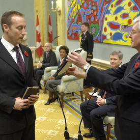 Swearing-In Ceremony for the Members of the 28th Canadian Ministry