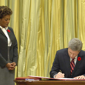 Swearing-In Ceremony for the Members of the 28th Canadian Ministry