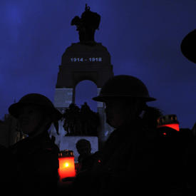 Closing Ceremony of Vigil 1914-1918 at the National War Memorial