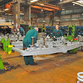 Visite de l’usine d’assemblage de wagons de Bombardier