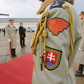 Official welcoming ceremony with military honours in the Slovak Republic