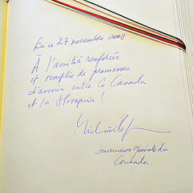 Meeting with President of the National Council of the Slovak Republic