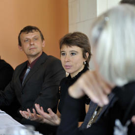 Discussion with local non-government organizations in Banska Bystrica
