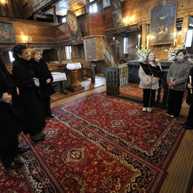 Visit to the Articular Wooden Church in Hronsek, Slovakia
