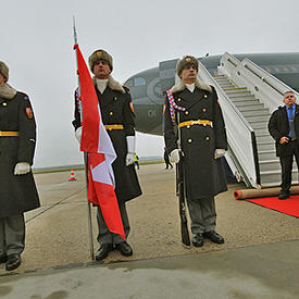 Arrival in Brno, Czech Republic