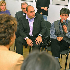 Visit to the Muzeum romské kultury (Museum of Romani Culture) and discussion