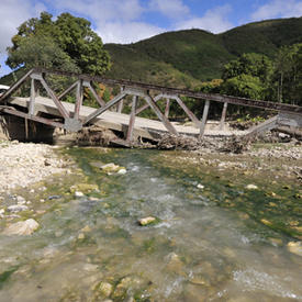 Visit to the disaster area of Ennery in the L'Artibonite region, in Haiti