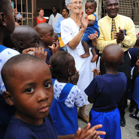 Visit to the Espoir d’enfants orphanage in Port-au-Prince