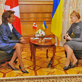 UKRAINE - Rencontre avec la première ministre d’Ukraine