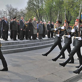 UKRAINE - Wreath-Laying at the Tomb of the Unknown Soldier