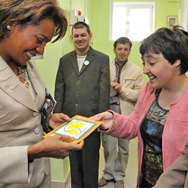 UKRAINE - Visit and discussion at the Dzherelo Rehabilitation Centre for Children with Cerebral Palsy