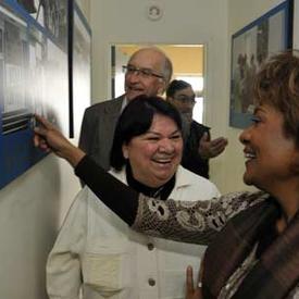 VISIT TO CANADA'S NORTH - Discussion with community leaders in Kuujjuaq, Quebec