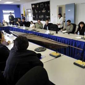 VISIT TO CANADA'S NORTH - Discussion with community leaders in Kuujjuaq, Quebec