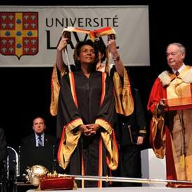 Governor General receives an honorary doctorate from the Université Laval