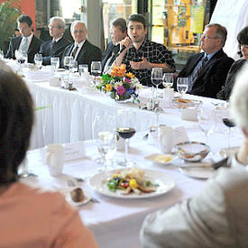 Lunch and discussion with stakeholders involved in developing and revitalizing the region