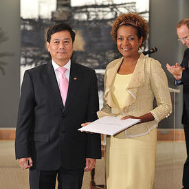 Presentation of Credentials at the Citadelle of Québec
