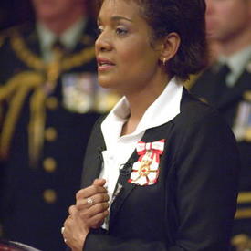 The Right Honourable Michaëlle Jean, Governor General of Canada on the occasion of her installation