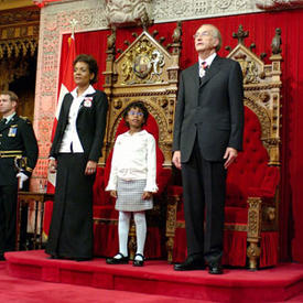 The Right Honourable Michaëlle Jean, Governor General of Canada on the occasion of her installation