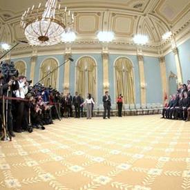 Swearing-in of the 28th Canadian ministry