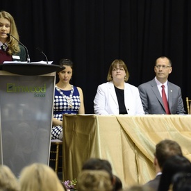 Coat of Arms of Elmwood School Unveiling
