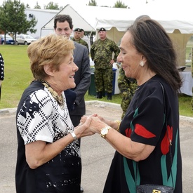 Dévoilement d'oeuvres d'art à la garnison de Petawawa