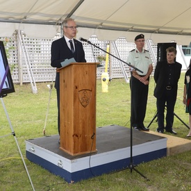 Dévoilement d'oeuvres d'art à la garnison de Petawawa