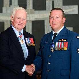Remise de distinctions honorifiques à la Citadelle de Québec