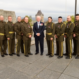 Remise de distinctions honorifiques à la Citadelle de Québec