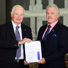 Caring Canadian Award Presentation at the Citadelle of Québec