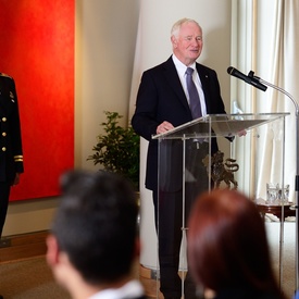 Caring Canadian Award Presentation at the Citadelle of Québec