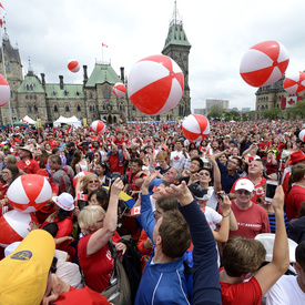 Spectacle du midi de la fête du Canada 2015