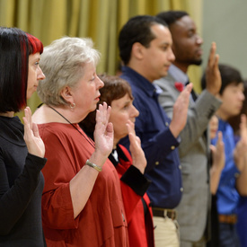 Citizenship Ceremony at Rideau Hall