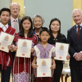 Citizenship Ceremony at Rideau Hall