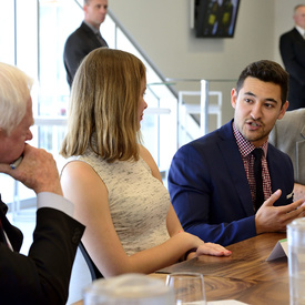 Visite du Collège Algonquin avec des étudiants bénévoles