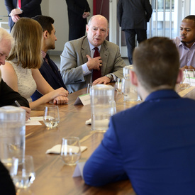 Visite du Collège Algonquin avec des étudiants bénévoles