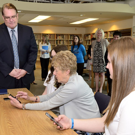 Visit to St. Michael Catholic High School