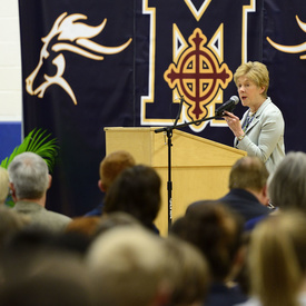 Visit to St. Michael Catholic High School