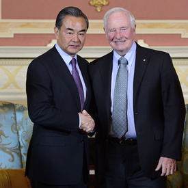 Rencontre avec le ministre des Affaires étrangères de Chine
