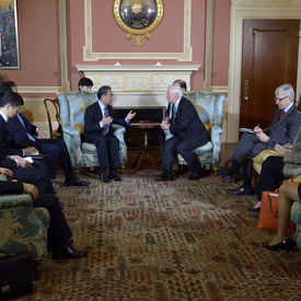 Rencontre avec le ministre des Affaires étrangères de Chine