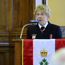 Her Excellency Sharon Johnston  Appointed Honorary Captain (Navy)