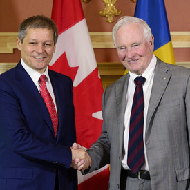 Rencontre avec le premier ministre de la Roumanie